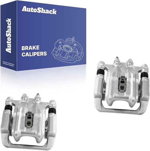 AutoShack Rear Brake Calipers Black | Replacement for 2007-2011 Honda CR-V | 2-PC in Saudi Arabia