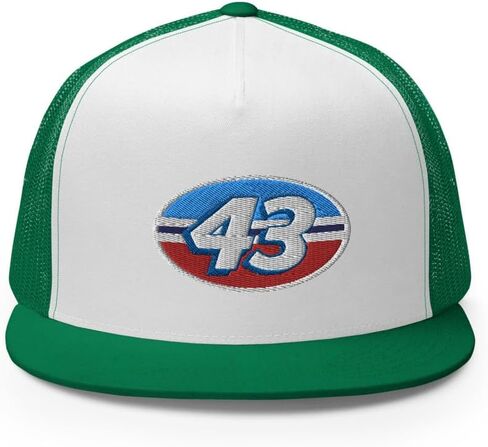 قبعة King 43 Richard Petty Retro Stock Car Racing مطرزة خصيصًا بـ 5 لوحات لسائقي الشاحنات قبعة Snapback in Saudi Arabia