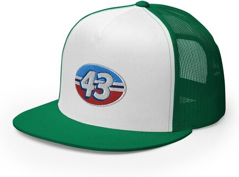 قبعة King 43 Richard Petty Retro Stock Car Racing مطرزة خصيصًا بـ 5 لوحات لسائقي الشاحنات قبعة Snapback in Saudi Arabia