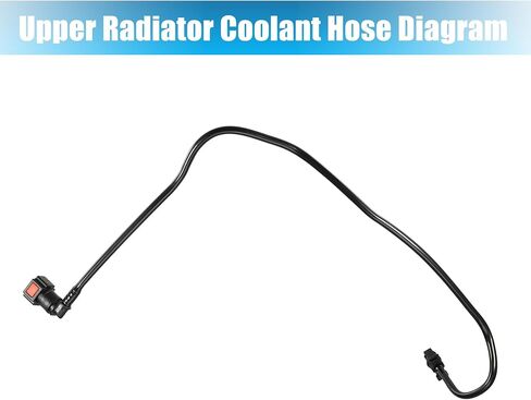 X AUTOHAUX Upper Radiator Coolant Hose for Land Rover LR2 2011-2008 No.LR019341 in Saudi Arabia