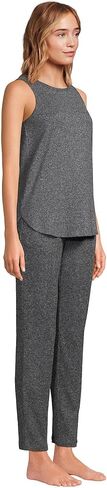 طقم بيجامة نسائي مريح مكون من 3 قطع من Lands' End - رداء علوي وسروال in Saudi Arabia