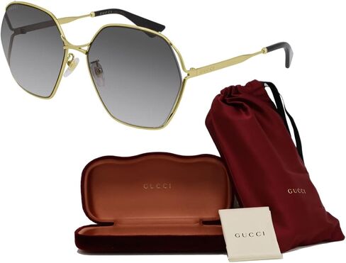 Gucci GG818SA 63MM Square Sunglasses for Women +BUNDLE with ACCESSORY EYEWEAR KIT in Saudi Arabia