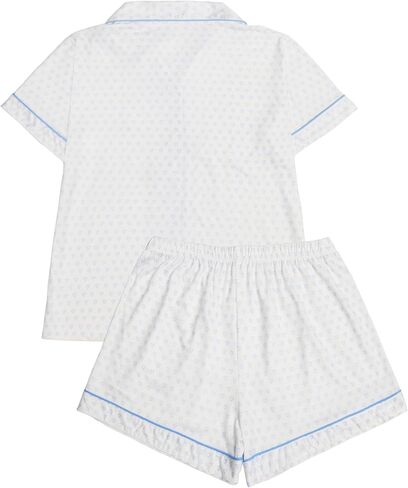 Women's 2 Piece Pajama Set Loungewear Pajamas Cute Pjs Sets Sleepwear Button Down Lounge Sets Soft Preppy Y2k in Saudi Arabia