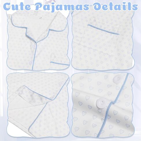 Women's 2 Piece Pajama Set Loungewear Pajamas Cute Pjs Sets Sleepwear Button Down Lounge Sets Soft Preppy Y2k in Saudi Arabia