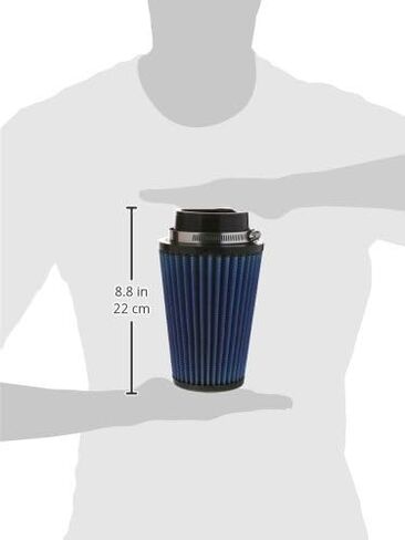 فلتر هواء عالمي aFe POWER Magnum FLOW مع وسائط زيتية Pro 5R - مدخل 3 بوصات، طول 7 بوصات - #24-30003 in Saudi Arabia