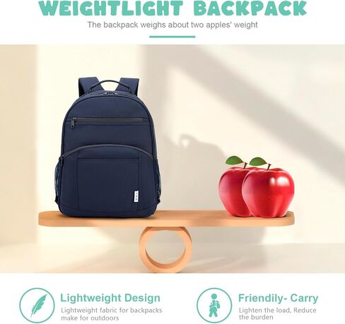 NOL Natural Organic Lifestyle Kids Backpack, School Backpacks for Teens Girls Boys, School Bookbag with Pencil Bag & Reflective Stripe for Elementary School - Black in Saudi Arabia