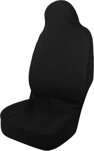 X AUTOHAUX Front Seat Covers Protector Polyester Seat Cover Protector Pad Universal for Car Truck SUV Black in Saudi Arabia