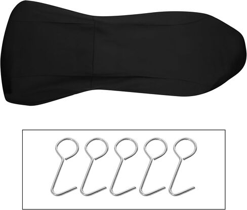 X AUTOHAUX Front Seat Covers Protector Polyester Seat Cover Protector Pad Universal for Car Truck SUV Black in Saudi Arabia