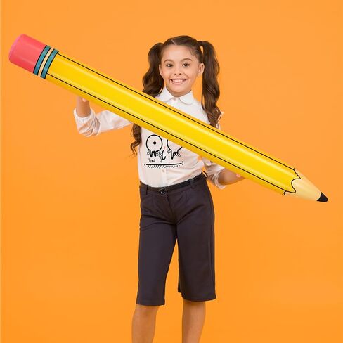 Sponge Doodle Costume 43 Inch Giant Inflatable Pencil Sponge Cosplay Accessories for Men Women Halloween Party Dress up TV and Movie Costumes in Saudi Arabia