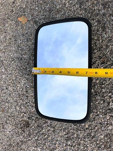 Replacement for Large size 7" X 12" Universal Farm Tractor Mirror, for Case CIH tractor units in Saudi Arabia