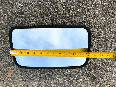 Replacement for Large size 7" X 12" Universal Farm Tractor Mirror, for Case CIH tractor units in Saudi Arabia