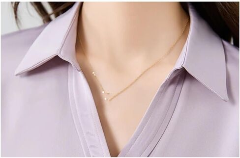 Women's Solid Color Chiffon Top Long Sleeve Loose Fit Casual Comfortable Lightweight Shirt in Saudi Arabia