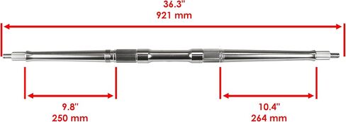 Caltric Rear Axle Shaft with Nut compatible with Yamaha YFZ450LE 2004 / YFZ450SE 2005 in Saudi Arabia