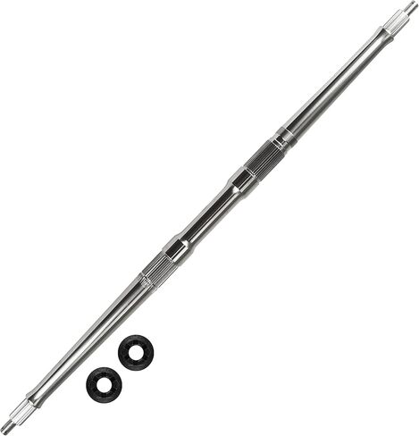 Caltric Rear Axle Shaft with Nut compatible with Yamaha YFZ450LE 2004 / YFZ450SE 2005 in Saudi Arabia