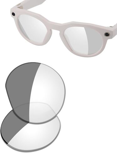 عدسات بديلة ممتازة من SAUCER للنظارات الذكية Oakley Meta HSTN OW8002 مقاس 51 مم in Kuwait