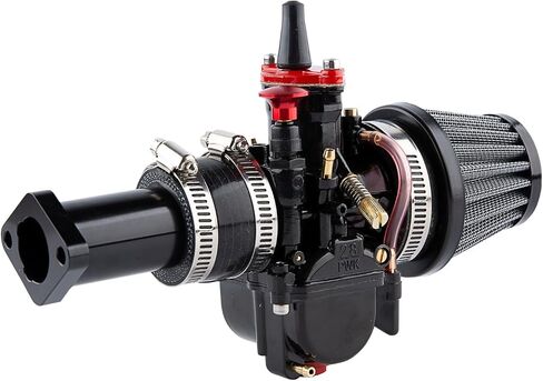 طقم كاربوريتر أداء كاربوريتر 24 مم من PWK لمحرك Predator 212cc 196cc Coleman CT200U BT200X Mini Bike KT196 Go Kart GX160 GX200 6.5hp محرك استنساخ مع مشعب سحب فلتر الهواء in Kuwait