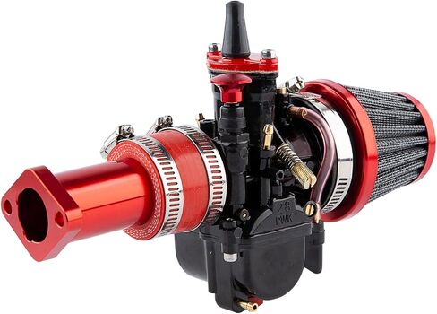 طقم كاربوريتر أداء كاربوريتر 24 مم من PWK لمحرك Predator 212cc 196cc Coleman CT200U BT200X Mini Bike KT196 Go Kart GX160 GX200 6.5hp محرك استنساخ مع مشعب سحب فلتر الهواء in Kuwait