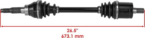 Caltric Rear CV Axle Compatible with Kubota RTV-X900G 2014-2023 / RTV-X900W 2014-2023 x2 in Saudi Arabia