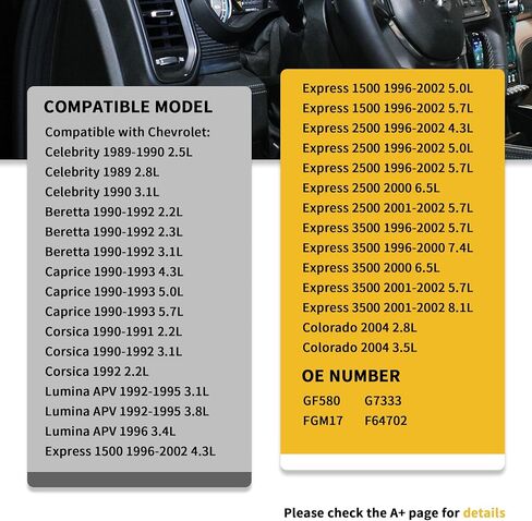 فلتر وقود البنزين PF-2400 متوافق مع محركات حقن وقود الشاحنات/سيارات الركاب 1991-2006، متوافق مع شيفروليه كولورادو 3.5L 2004-2005، Express 3500 5.7L 1996-2002 in Saudi Arabia