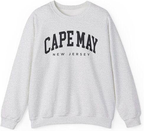 Cape May New Jersey Adult Unisex Crewneck Sweatshirt in Saudi Arabia