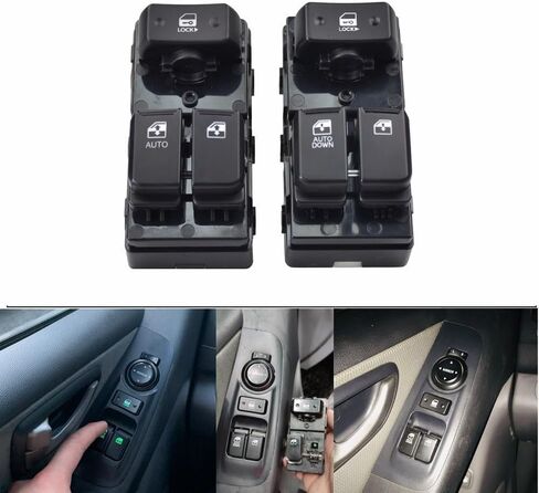 93571-4H110 Electric Power Window Control Lifter Switch Button for Hyundai H1 H-1 Starex i800 Grand iMax 2007-2016 935714H110(LHD AUTODOWN) in Saudi Arabia
