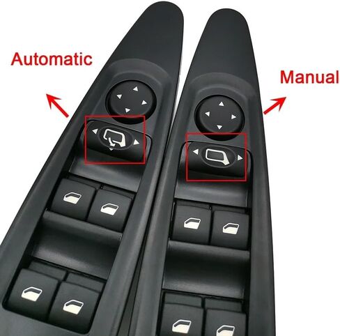 Power Window Control Switch Car Window Lifter Switch for Citroen C4 2004-2007 2008 2009 2010(Automatic Rearview) in Saudi Arabia