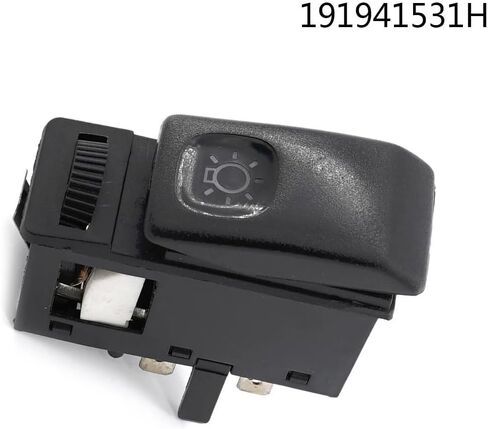 Car Black Headlight Head Light Switch for VW Golf Mk2 Jetta II Mk 83-92 191941531H 191941531A in Saudi Arabia