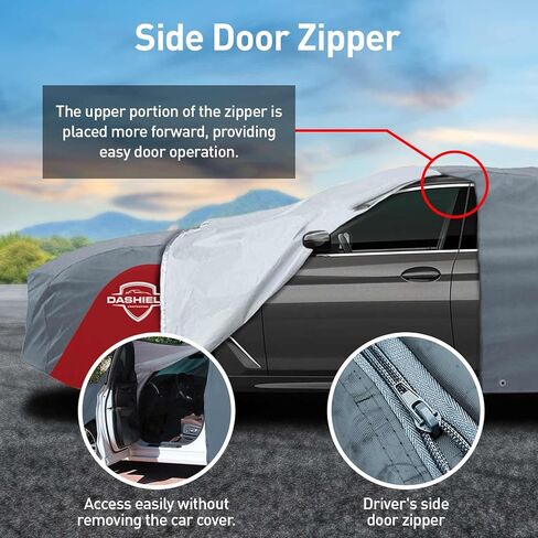 Ultimum Lite Car Cover for Cadillac CT4-V 2020-2026 Sedan 4-Door with Zipper Breathable All Weather Protection Scratch, Dust, Sun, Snow, Rain Protection Indoor Outdoor in Saudi Arabia