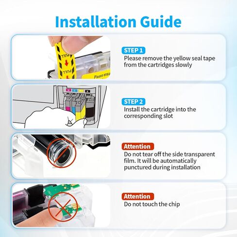 EASYPRINT (4 Yellow Pack) Compatible 3013xl Ink Cartridge Replacement for Brother LC3013 LC3013XL LC3013XXL Used for MFC-J491DW MFC-J690DW MFC-J895DW MFC-J497DW, (Total 4-Pack) in Kuwait