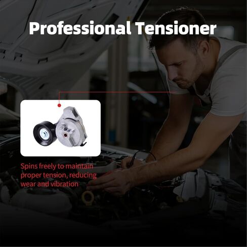 38153 Belt Tensioner for Buick Lucerne 06-11 Cadillac Allante 93/DeVille 94-05/DTS 06-11/Eldorado 93-02/Seville 93-04 Ford LN8000 97 for Olds Aurora 95-03 Pontiac Bonneville 04-05 12557838 in Saudi Arabia