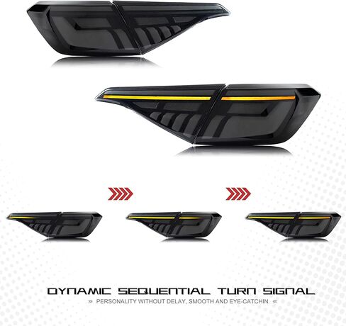أضواء خلفية LED لوقت الإبداع لسيارة Honda Civic 2022 2023 11TH GEN Sedan V2 بدء الرسوم المتحركة BWB مجموعة المصابيح الخلفية ملحق مؤشر تسلسلي in Kuwait