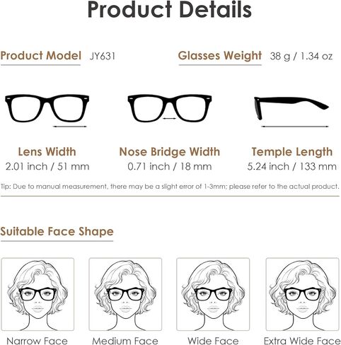 Sunglasses for Women & Men, Retro, Trendy Style, Large Rectangle Frame Sun Glasses JY631 in Saudi Arabia
