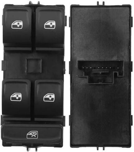 5G0959857C 5G0959857D مفتاح رافع النافذة الرئيسي من الكروم لسيارة VW Golf MK7 Passat B8 Tiguan Touran لـ Seat Leon 5GG959857(Chrome-5G0959857C) in Saudi Arabia