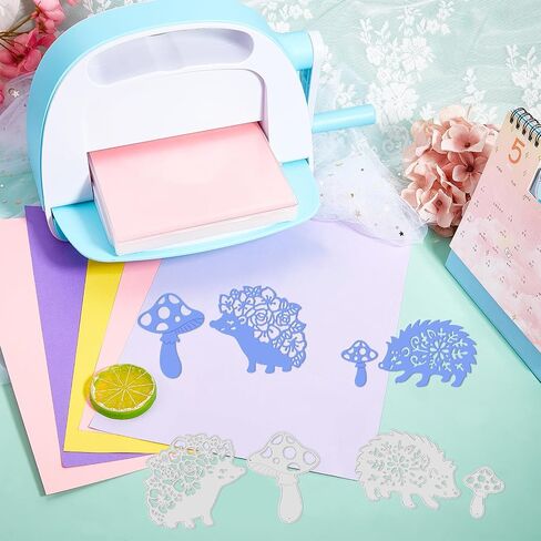 Globleland واقعية حيوانات المزرعة ملصقات قطع يموت ل DIY Scrapbooking الحيوانات المعدنية الملصقات علامات قطع يموت دجاج الخنازير يموت قطع لبطاقة صنع ألبوم الصور الحرف ديكور in Saudi Arabia