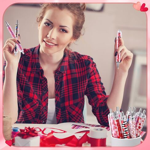 Supervitae 30 PCS American Flag Flag Ballpoint Pen Day 1.00 مم أقلام الحبر الأسود النجوم الوطنية Stripes Stripes For Home Office Supplies 4th of July Higors for Veterans Memorial Day in Saudi Arabia