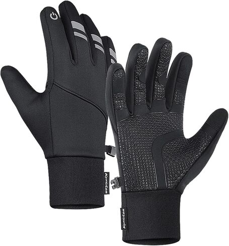 Anti-Slip Spandex Winter Gloves with Touchscreen and Waterproof Features - Thermal Gloves for Outdoor Activities in Saudi Arabia
