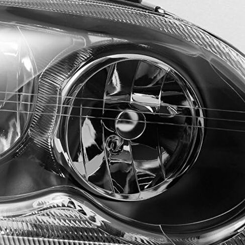 AKKON - For Chrysler Pacifica SUV Black Bezel Headlights Headlamp Front Lamps Replacement Left + Right Pair in Saudi Arabia