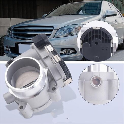 صمام الخانق لبنز الفئة C لـ CLC 180 1.8L لـ C230 لـ W203 لـ S203 لـ W204 لـ S204 حصريًا A2711410025 صمام خنق بوبي 0280750076 جسم الخانق in Saudi Arabia