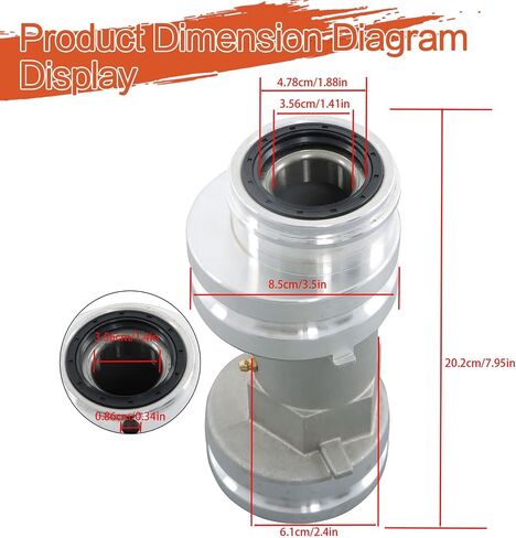 labwork Rear Axle Bearing Carrier Hub Replacement for Polaris Scrambler 400 500 2X4 Sportsman 6X6 Trail Blazer 250 5132098 5131701 in Saudi Arabia