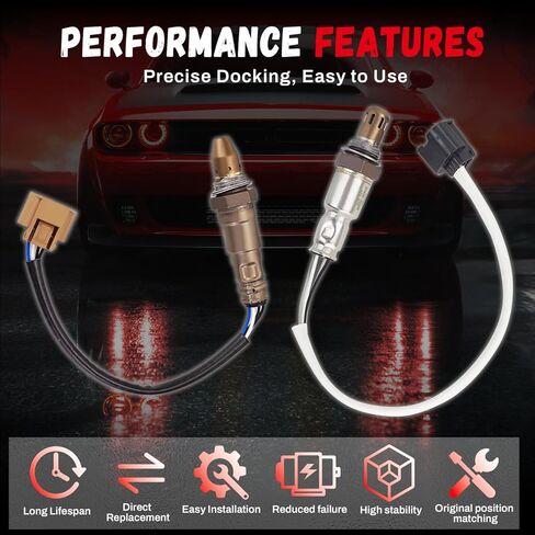 2 قطعة 234-9133 234-4905 مستشعر الأكسجين O2 المنبع متوافق مع Nissan Altima 2.5L-l4 2013-2017، استبدل 211500-7590 22693-3TA0A 22693-3TA0B 226A0-3TA0B in Kuwait