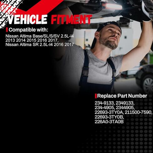 2 قطعة 234-9133 234-4905 مستشعر الأكسجين O2 المنبع متوافق مع Nissan Altima 2.5L-l4 2013-2017، استبدل 211500-7590 22693-3TA0A 22693-3TA0B 226A0-3TA0B in Kuwait