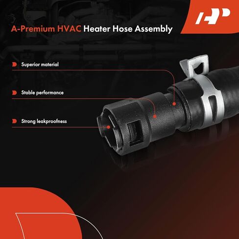 A-Premium Inlet HVAC Heater Hose Pipe Line Assembly Compatible with Chevrolet, GMC & Cadillac Models - Tahoe, Yukon XL 1500, Suburban 1500, Escalade 2007-2014, Yukon XL 2500, Suburban 2500 2007-2013 in Saudi Arabia