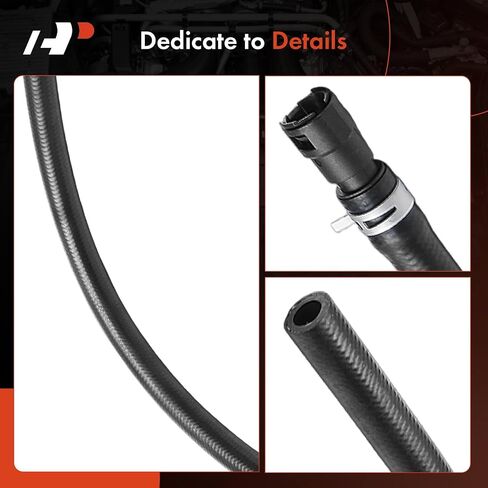A-Premium Inlet HVAC Heater Hose Pipe Line Assembly Compatible with Chevrolet, GMC & Cadillac Models - Tahoe, Yukon XL 1500, Suburban 1500, Escalade 2007-2014, Yukon XL 2500, Suburban 2500 2007-2013 in Saudi Arabia