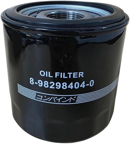 8982984040 Lube/Oil Filter Compatible with Isuzu Diesel NPR NQR NRR NPR-HD FTR 4HK1 5.2L 4HK1-TCN Engine 2011 UP Replace Fleetguard LF17537 in Saudi Arabia
