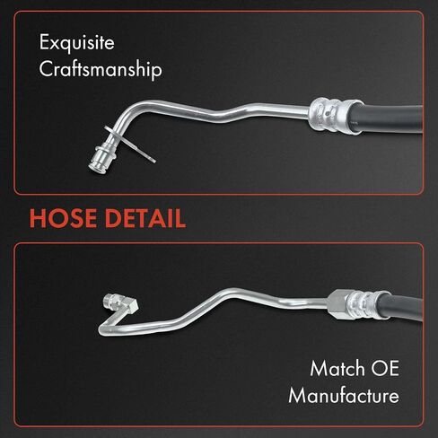 A-Premium Power Steering Hose Pressure & Return Hose Line Assembly Compatible with Ford F-150 F150 2004-2008 V8 4.6L 2-PC Set in Saudi Arabia