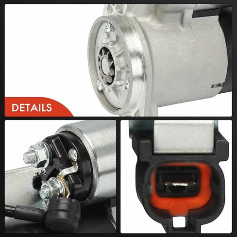 محرك A-Premium Starter متوافق مع Nissan Pathfinder 1990-1995، D21 1990-1994، Pickup 1995، 3.0L، 12V 1.4KW 9 أسنان في اتجاه عقارب الساعة، استبدال # S114-528A، 23300-88G00 in Saudi Arabia