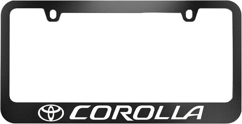 معدن OEM أصلي لحامل إطار لوحة ترخيص كورولا، أسود KLL، Haim11 in Kuwait