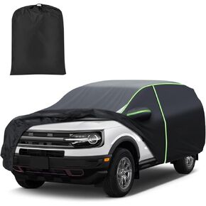 Car Cover for Toyota 4Runner 2002-2024, Full Car Cover All Weather Car Covers for 4Runner, Waterproof Outdoor Cover with Zipper Door Reflective Strips in Kuwait
