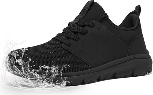 Mens Non Slip Work Shoes Slip On Waterproof Zapatos Trabajo Food Service Chef Kitchen Water Resistant Sneakers Working Footwear in Kuwait