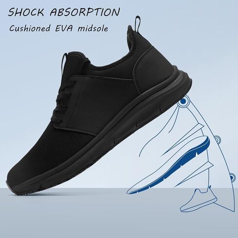 Mens Non Slip Work Shoes Slip On Waterproof Zapatos Trabajo Food Service Chef Kitchen Water Resistant Sneakers Working Footwear in Kuwait